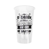 VASO PA QUE ME INVITAN 500 ML